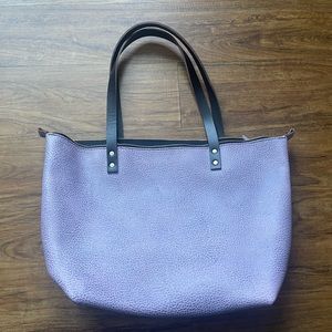 Portland Leather Goods Lilac tote Unicorn - NEW